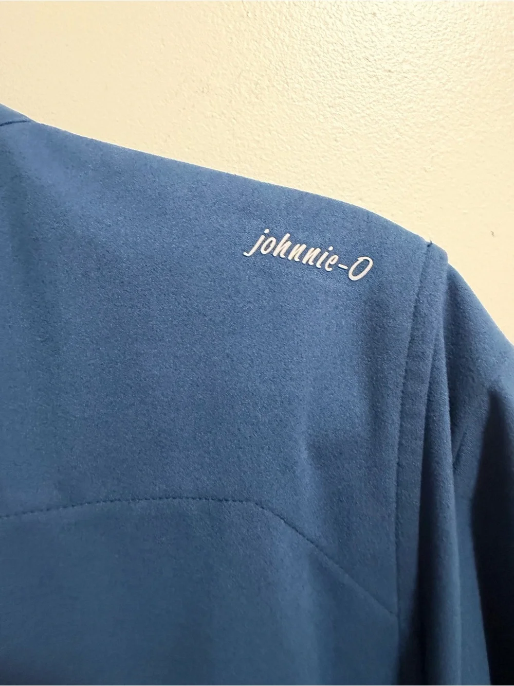 johnnie-O The Fade PREP-FORMANCE Wind Jacket Small Lake Blue Full Zip Golf